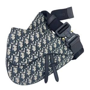 Christian Dior Saddle Messenger Bag Black